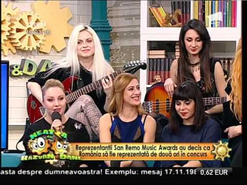 Ionuţ Ungureanu şi trupa Ava la San Remo Music Awards