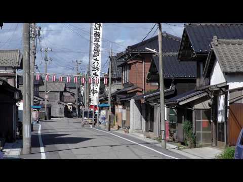 塩谷の街並み Townscape of Shioya - Murakami, Japan 盐谷街道 鹽穀街道