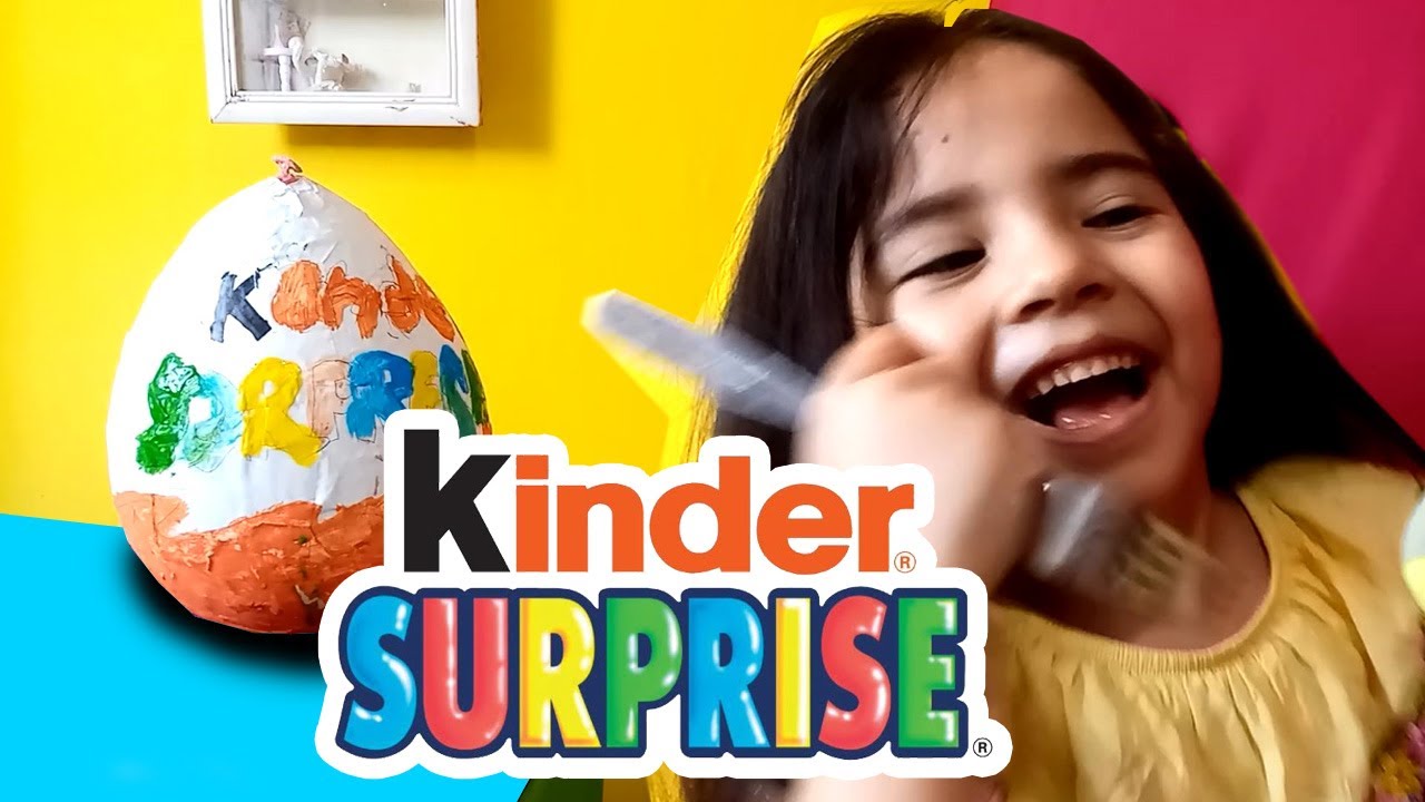 Como hacer un Globo Huevo Kinder GIGANTE para niños de juguete