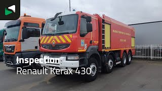 Renault Kerax 430 8X4 fire truck Feuerwehr 15.000 Liter Low mileage for sale - Image 4 | Autoline Renault Kerax 430 8X4 fire truck Feuerwehr 15.000 Liter Low mileage | Image 4 - Autoline