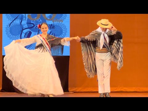Pareja Nacional de la Polca Paraguaya. Jeruti Silva y Nicolás Gaona