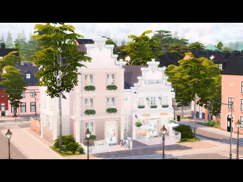 PlumBuns Bakery & Sweets | The Sims 4 Stop Motion Build | Businesses and Hobbies + Base Game