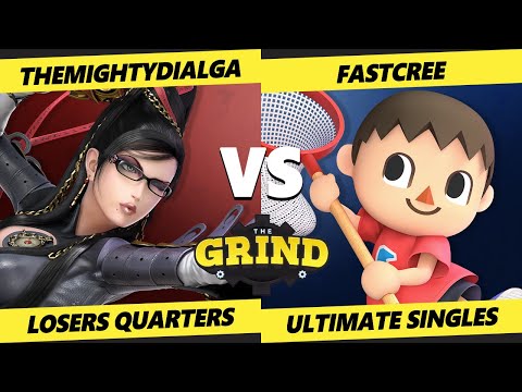 The Grind 182 Losers Quarters - TheMightyDialga (Bayonetta) Vs. fastcree (Villager) Smash Ultimate