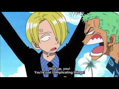 Zoro’s and Sanji’s first “fight”