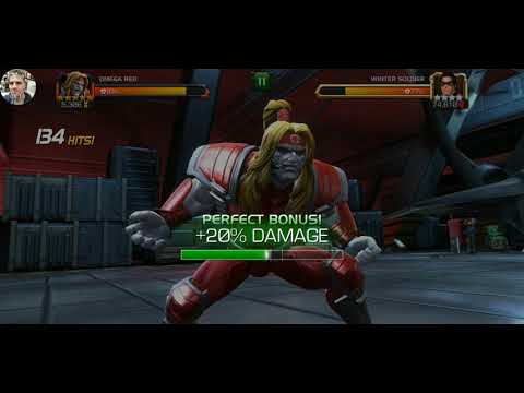 MCOC 5* OMEGA RED IS A BEAST!! GAMEPLAY/ ABILS/SYNS ☆ROL WS SOLO☆ 2nd Best Regen to Blade?☆