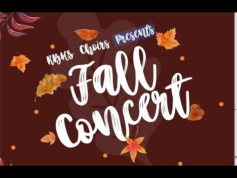 RBHS Choir Fall Concert, October 8, 2025