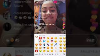 Malu on live addresses dog video