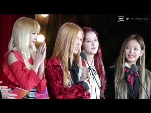 161119 MMA BLACKPINK 신인상 수상