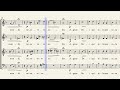 Anton Bruckner - Choralmesse - Agnus Dei - alle Stimmen