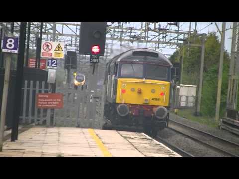 DRS 37259 Hauling 47841 With Thrash @ Cheddington 02/05/2014