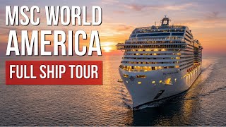 Inside MSC World America - Complete Cruise Ship Tour