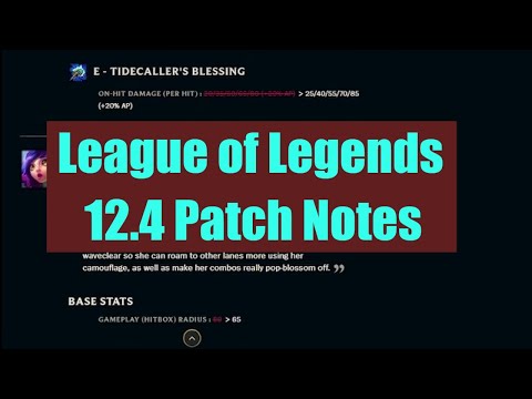 12.4 League Of Legends Patch Notes