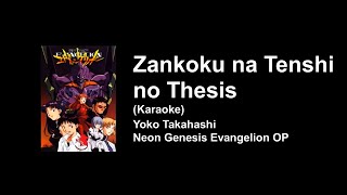 Download lagu [KARAOKE] Zankoku na Tenshi no Thesis - Yoko Takahashi - Neon Genesis Evangelion OP mp3
