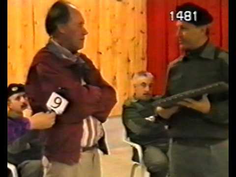 VISITA INTENDENTE LEMARCHAND A LA Bda Mil DEL GA11- Cdte. LUIS PIEDRA BUENA - SANTA CRUZ - ARGENTINA