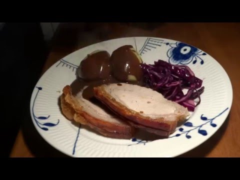 "Flæskesteg" / Traditional Danish Pork Roast with Cracklings & Gravy - Recipe # 56