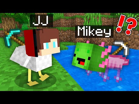mikey_turtle - Minecraft, But Mikey & JJ Shapeshift Into MOBS Every Minute...