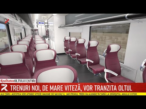 Trenuri noi, de mare viteză, vor tranzita Oltul