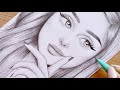 Pencil Sketch For Beginners How To Draw A Face Step By Step Girl Drawing