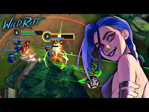 JINX CARRY TEAM WITHOUT DEATH!!!