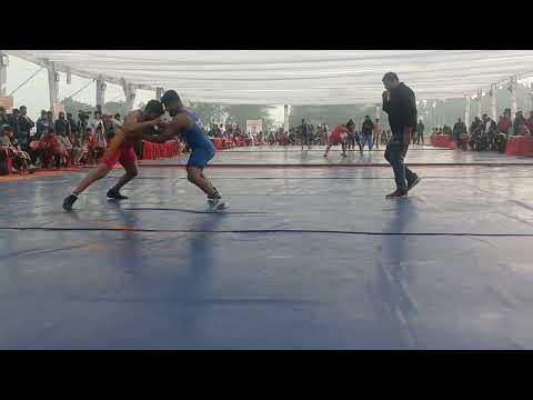 Parvinder Mandothi Vs Sachin Mor 79 kg. semifinal Senior Haryana State wrestling championship.24 .