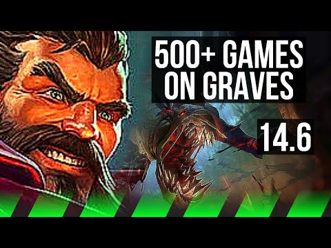 GRAVES vs FIDDLESTICKS (JNG) | 6/1/9, 500+ games | KR Grandmaster | 14.6