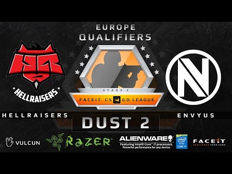 HellRaisers vs EnVyUs - Map 1 - Dust 2 (FACEIT League 2015 Stage 2 EU Qualifier)