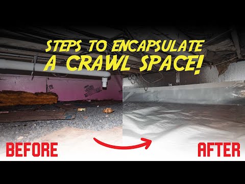 Crawl Space Encapsulation Process In Bethlehem, PA