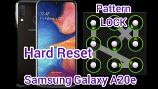 Samsung Galaxy A20e ( A202 ) Hard Reset / Factory Reset / Pattern Lock unlock / Format / Android 10