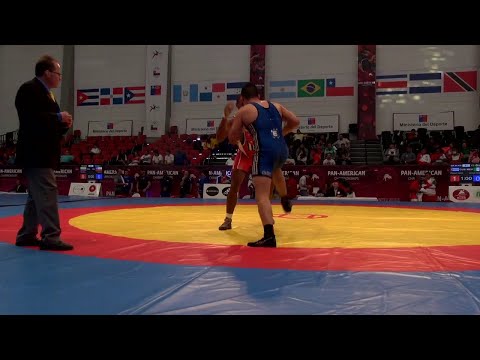 Semifinal GR - 85 kg: Gilberto PIQUET HERRERA (CUB) df. Alfonso LEYVA YEPEZ (MEX) by FALL, 6-0