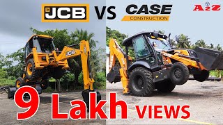 JCB VS CASE STUNT PERFORMANCE | AMAZING JCB SKILLS | JCB 3DX | CASE 770 EX | JCB VIDEO | JCB DRIVING