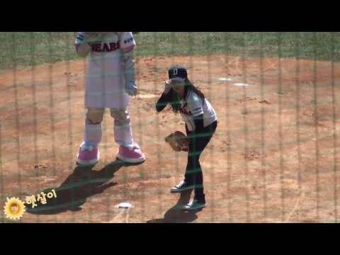 [Fancam] 100328 Seohyun•Yoona SNSD - Pitch Ball@ProBase