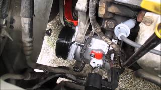 How To Replace An AC Compressor Dodge Caravan Part 2 Installation