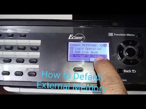 Kyocera M2040dn machine External Memory