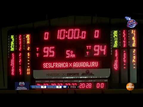 01/11/2019 - Melhores momentos - Champions League - Sesi Franca 95 x 94 Aguada (Uru)