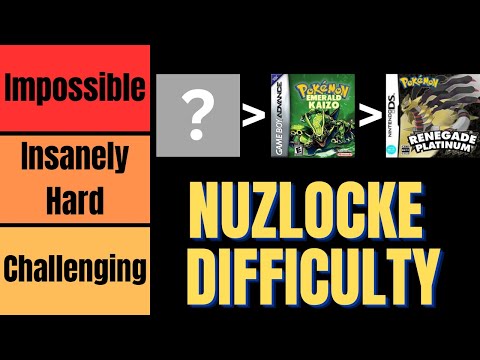 Ranking 30 Pokemon ROM hacks on nuzlocke difficulty! In-depth tier list