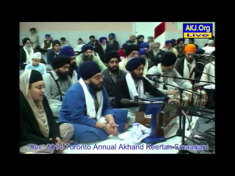 048 Toronto Dec. 2014 Smaagam - Thursday Evening Keertan - Bh. Simratpal Singh Jee Ludhiana
