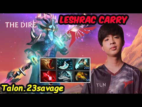 Talon 23savage Leshrac Carry - NEW POOL HERO MAGIC BRUST NO MERCY Dota 2 pro Gameplay