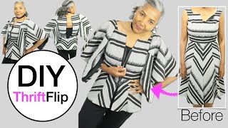 Refashion Dress Ideas into a Contemporary Designer Top |DIY