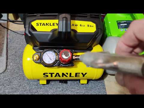 "Silent Air Compressor" vs. "Standard Kompressor" (Stanley / Greenworks)