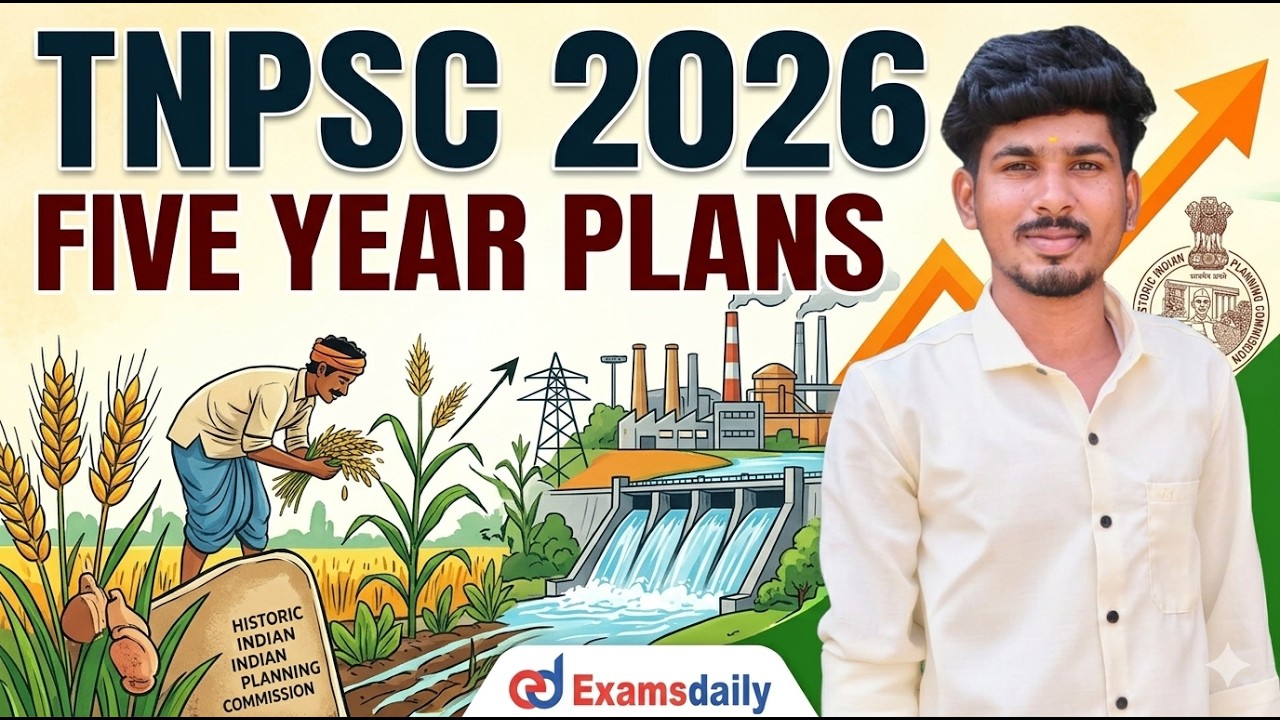 TNPSC 2026 - ECONOMICS - FIVE YEAR PLANS - FULL EXPLANATION