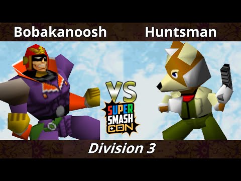 SSC 2022 Division 3 - Huntsman (Fox) Vs. Bobakanoosh (Falcon) SSB64 Smash Bros Tournament