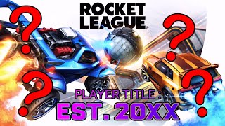 How To Get Missing 20XX Titles On Rocket League