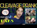 CLEAVAGE PRANK On Ome Tv Super Laptrip Ang Mga Afam Ang Daducks Regie Elisterio