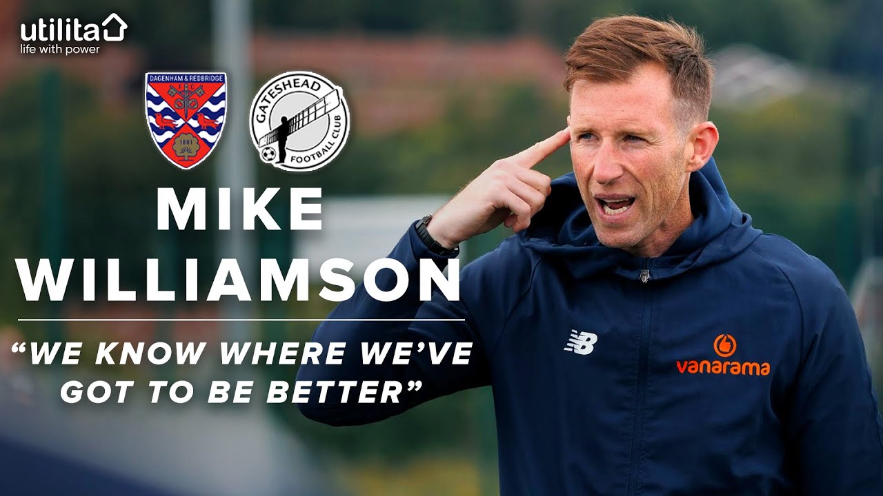 💬 “We know where we’ve got to be better” | Mike Williamson pre-Dagenham (A) | INTERVIEW