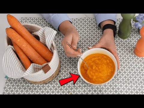 Blend and add a pinch of salt. No child will refuse this soup!