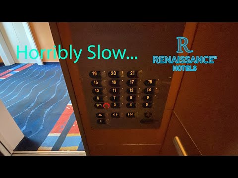 Otis Gen2 traction elevators Renaissance Waterfront Boston MA
