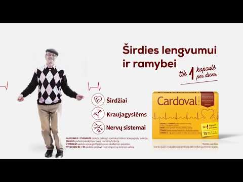 CARDOVAL RITMO, 30 kapsulių