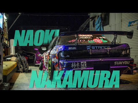 Naoki Nakamura drifting LHD (onboard)