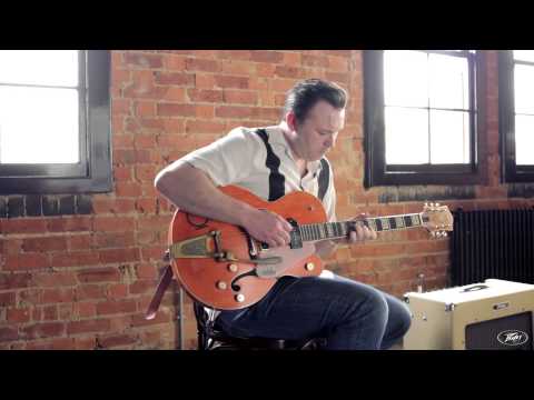 Darrel Higham on his Peavey Delta Blues amp