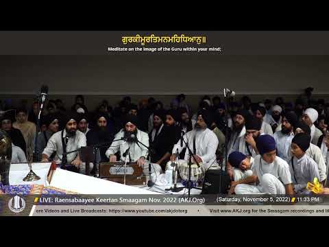008 Bhai Telvinder Singh Jee Toronto - Nov 2022 Raensabaayee Keertan